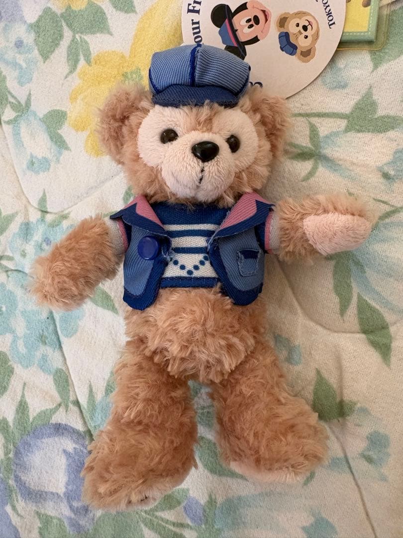 ダッフィー　シェリーメイ　カムジョイン・ユア・フレンズ　ぬいぐるみバッジ