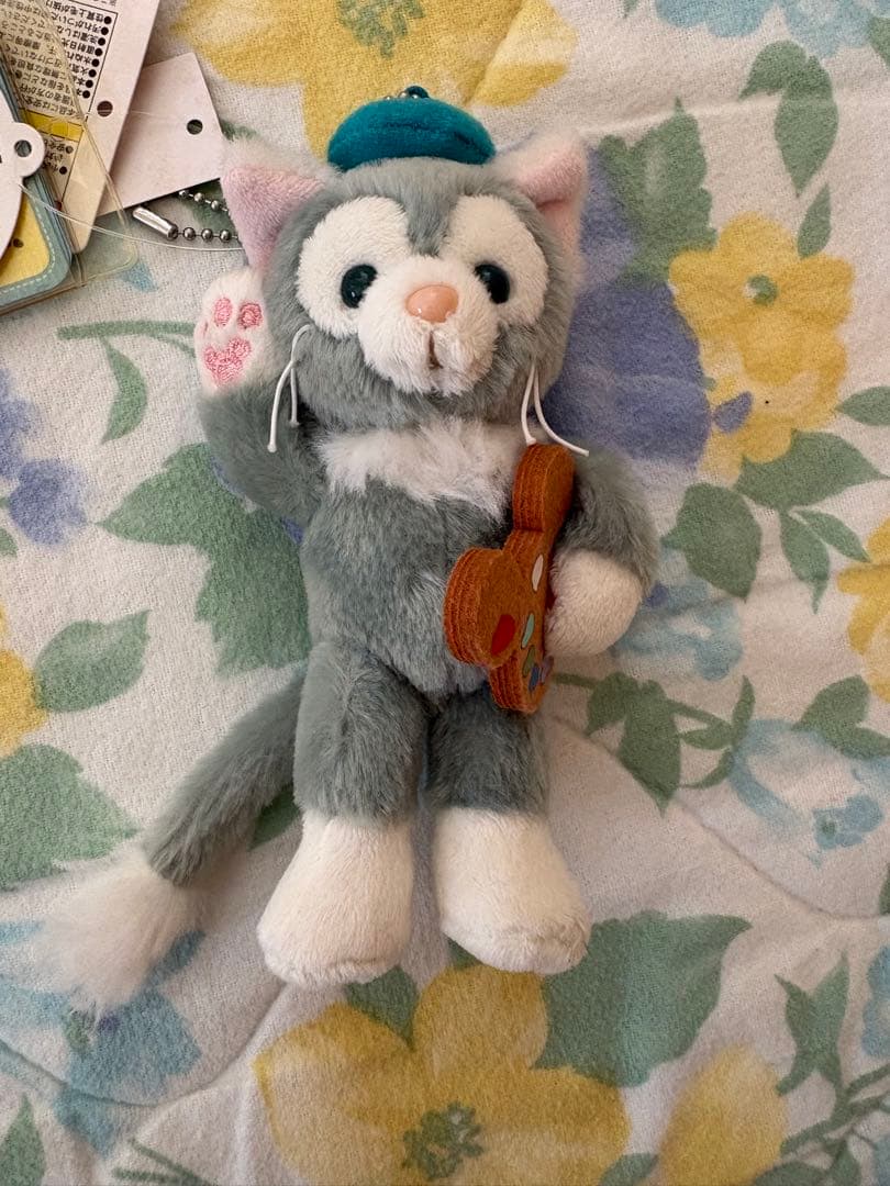 ダッフィー　シェリーメイ　カムジョイン・ユア・フレンズ　ぬいぐるみバッジ