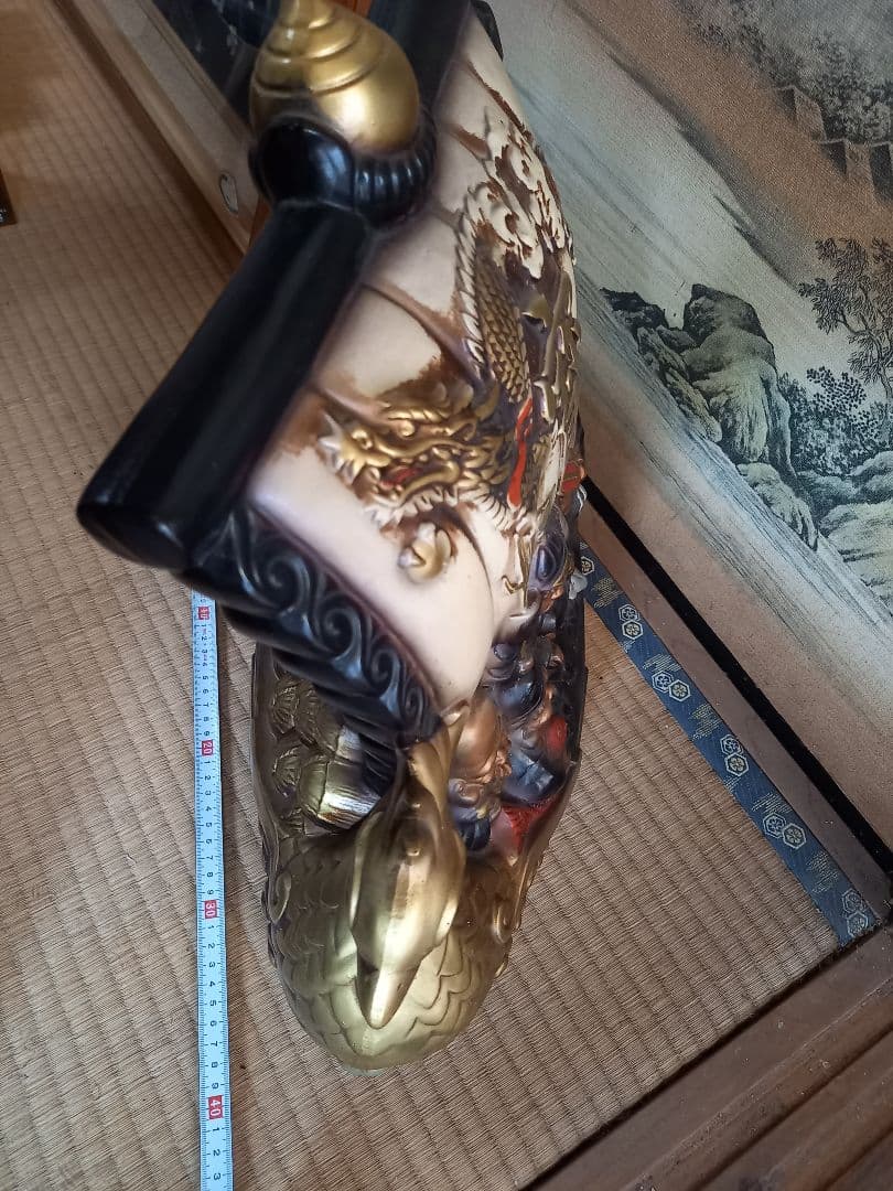 【かこ】宝船　七福神 寶船 縁起物 商売繁盛 置物　開運