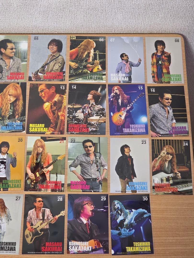 THE ALFEE Grateful Birth トレカ 30種セット