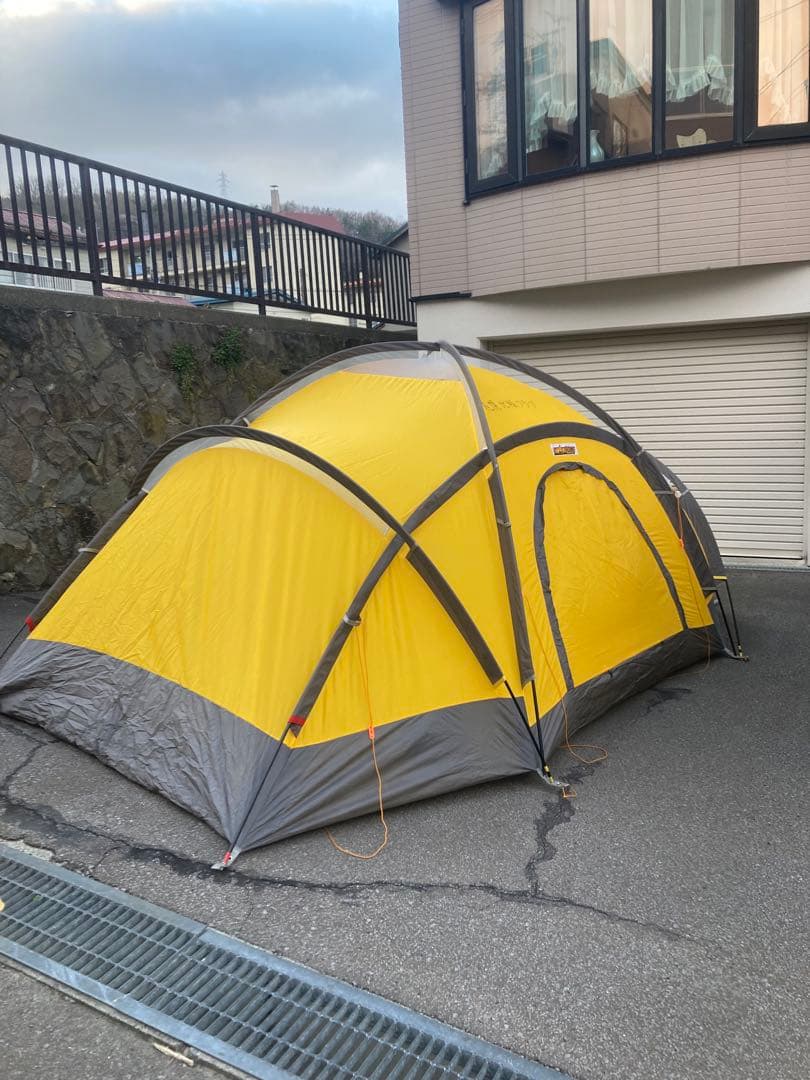 6-7人用　山岳テント　スタードームテント　フライと外張り付(遠征冬用)