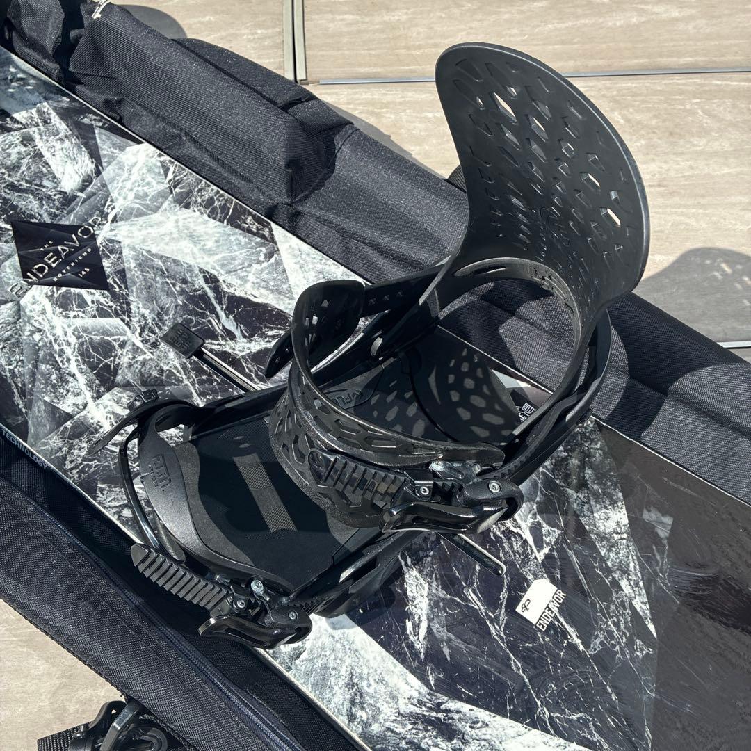 【美品】ENDEAVOR×FLUX スノーボード 3点セット 145cm