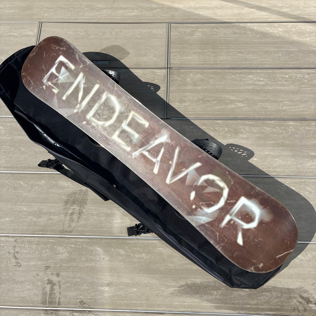 【美品】ENDEAVOR×FLUX スノーボード 3点セット 145cm