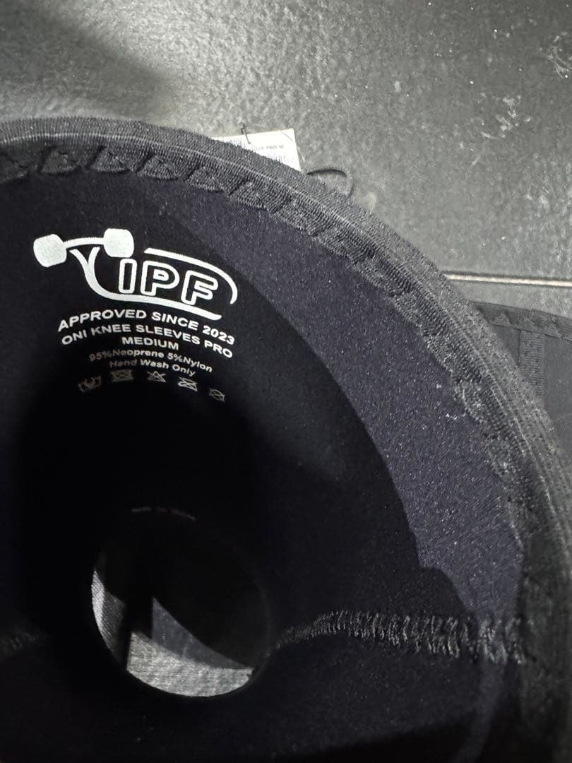 ONI Knee Sleeves Pro IPF承認 2023