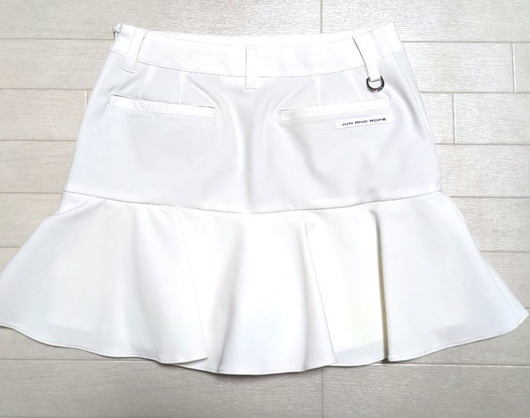 再再再値下げ新品　ジュンアンドロペ　スカートМ　白ホワイト春夏