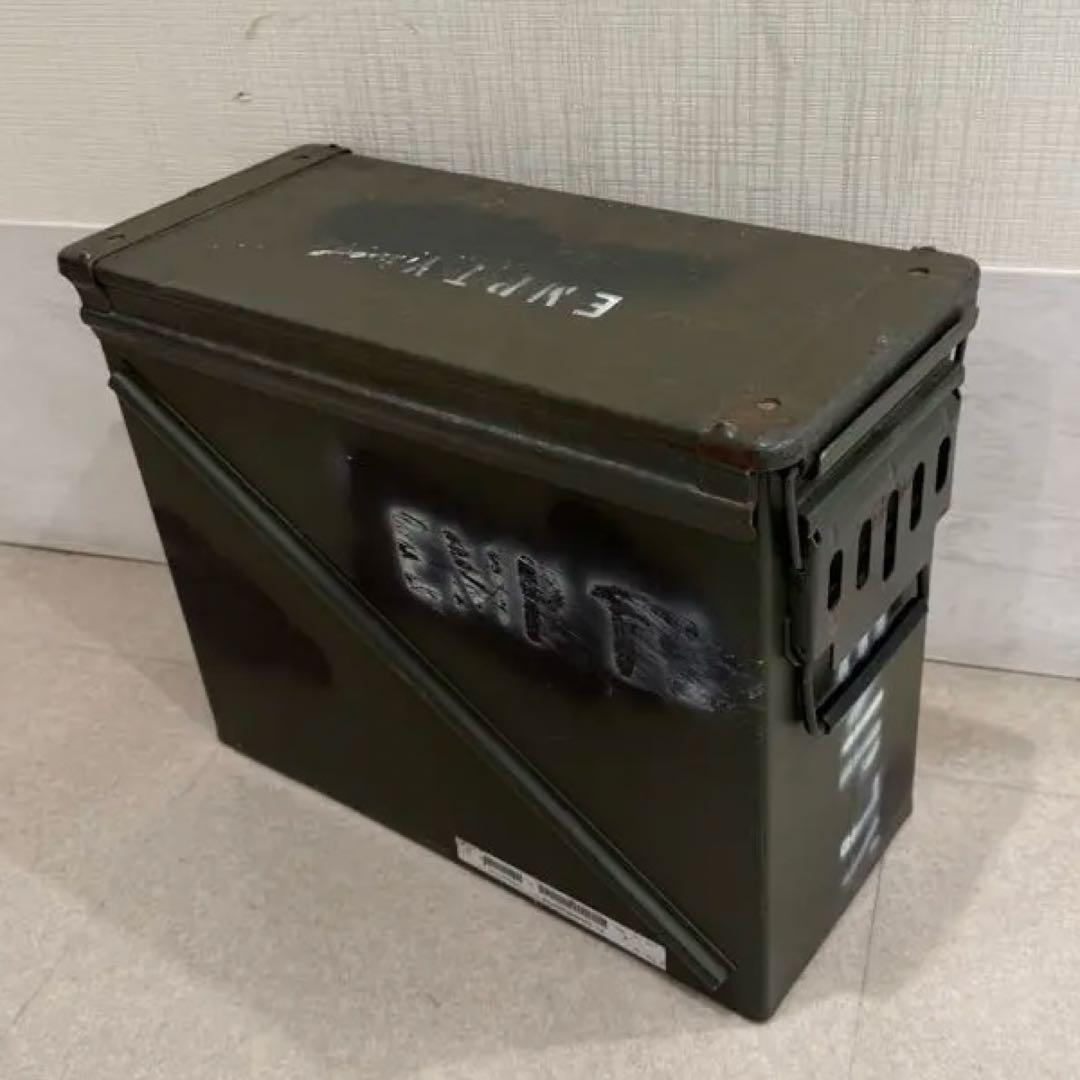 米軍放出品 大型アーモボックス 弾薬箱 ミリタリー収納サバゲー アウトドア