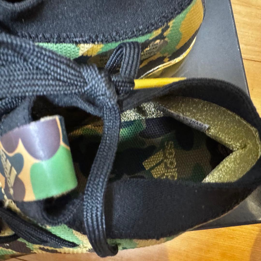 アディダス BAPE コラボ スパイク カモフラージュ　26.5cm