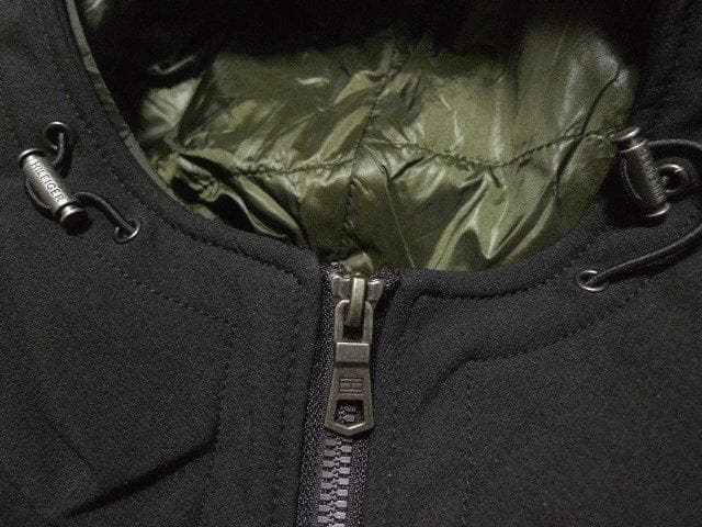 【大きい】XL日本サイズ位トミーヒルフィガー3層レイヤー伸縮ダンジャケット同機能