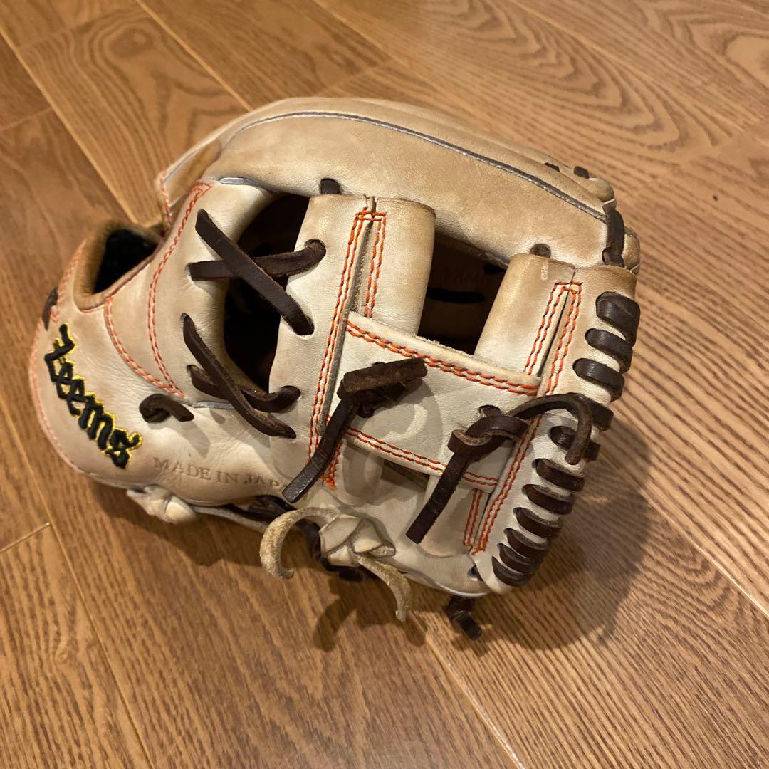 Zeems 日本製 野球グローブ ホワイト
