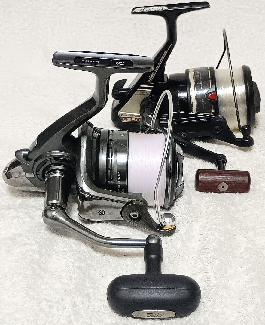 ダイワショアキャストSS4000&ロングスポーツGS-3000遠投カゴ釣りリール