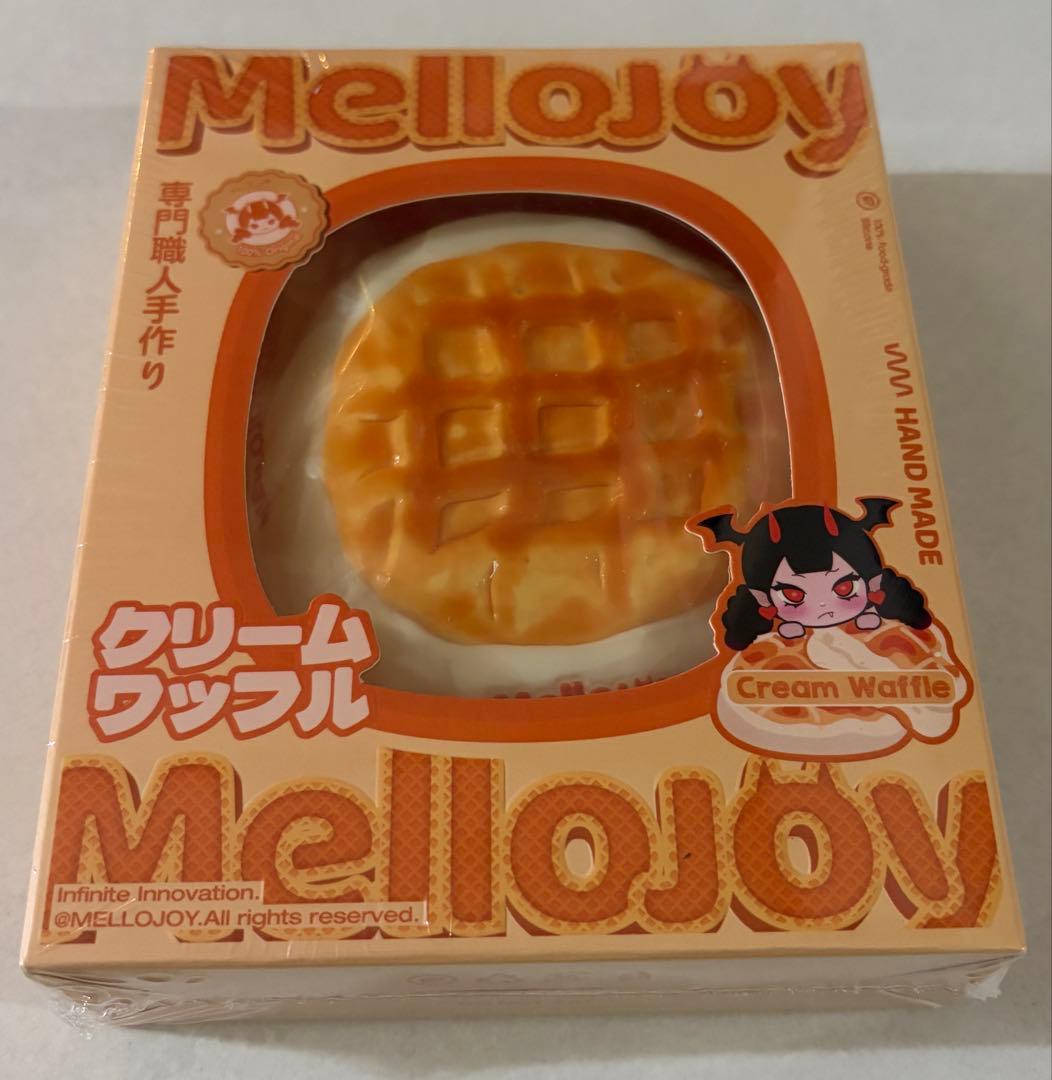 【２個セット】MelloJoy メロジョイ　クリームワッフル　丸と四角