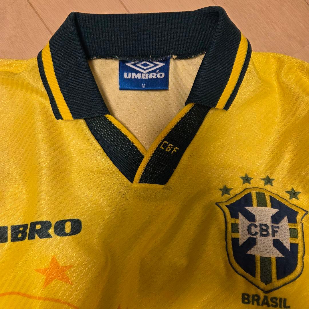 [希少] ブラジル代表 サッカー ユニフォーム M 94年WC優勝 パンツセット