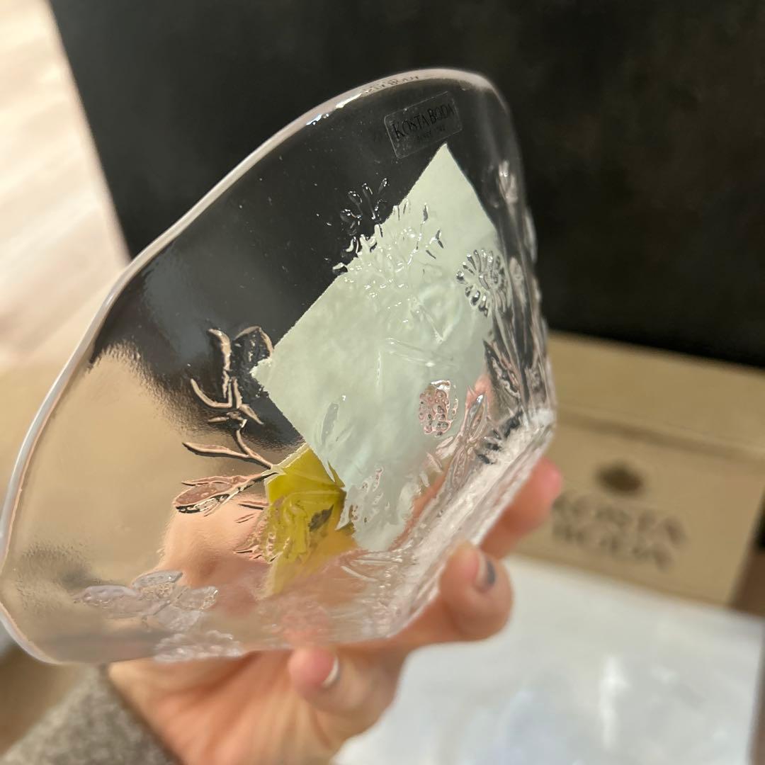 KOSTA BODA ULLAコスタボダ　デザート椀2個セット　未使用品