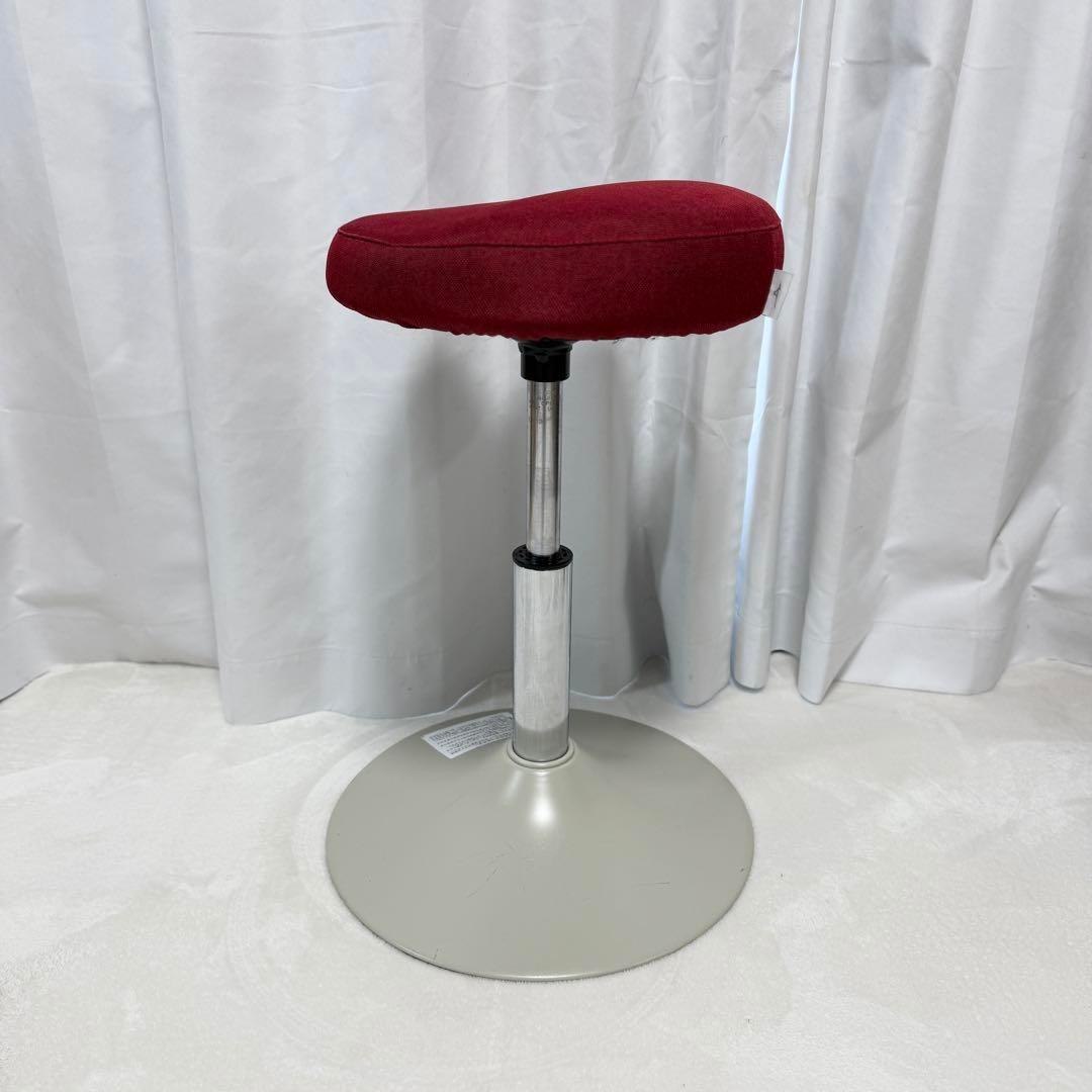 美品　スクワットスリールα SQUAT-SOURIRE α 赤 スツール