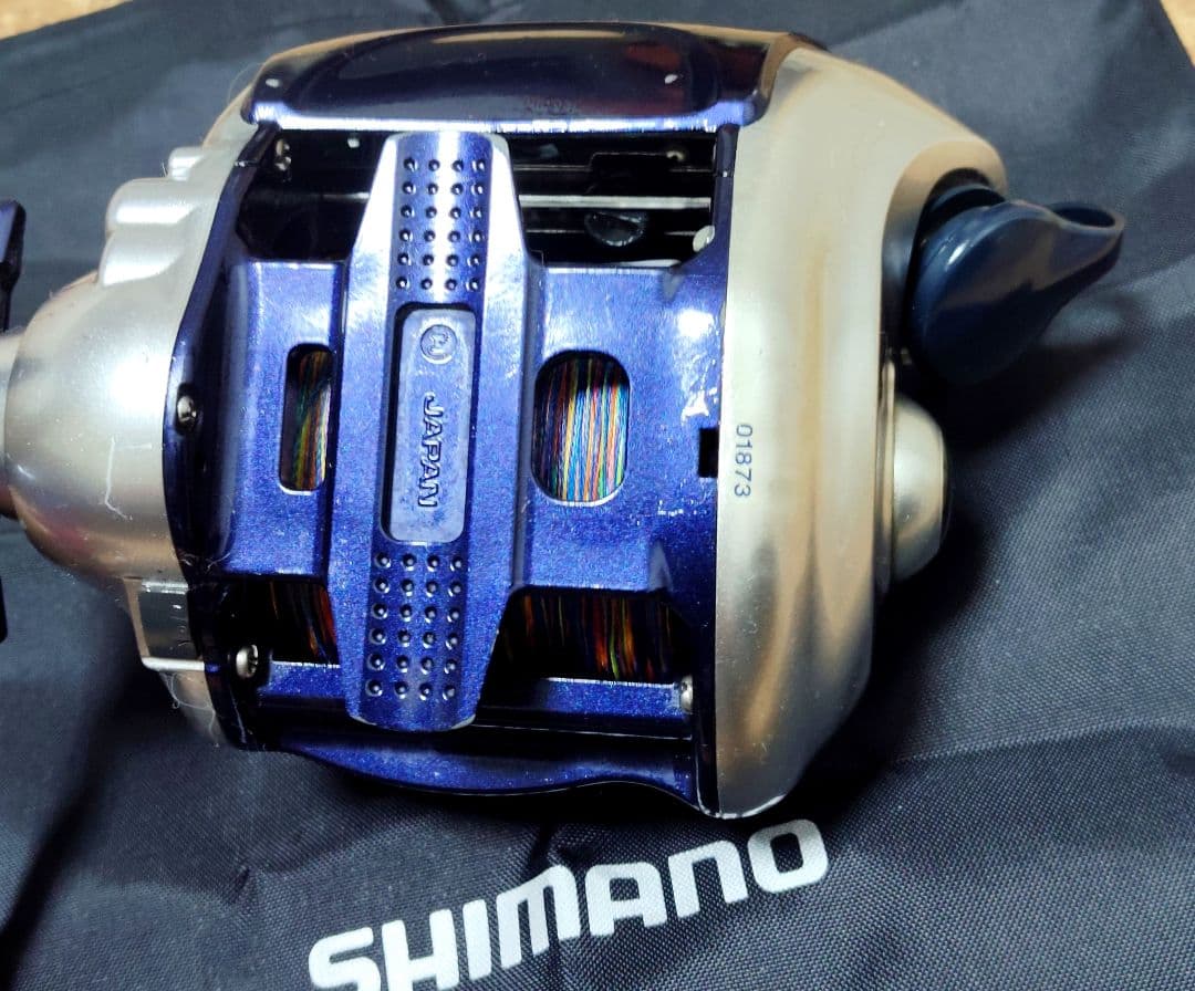 シマノ電動リール電動丸3000XT自動棚止装着搭載オーバーホールメンテナンス済み
