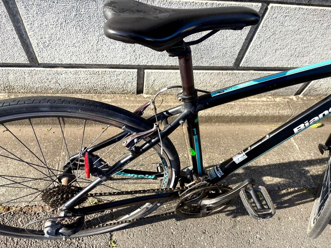 まだらBianchi C SPORT ブラック/チェレステ　ビアンキ