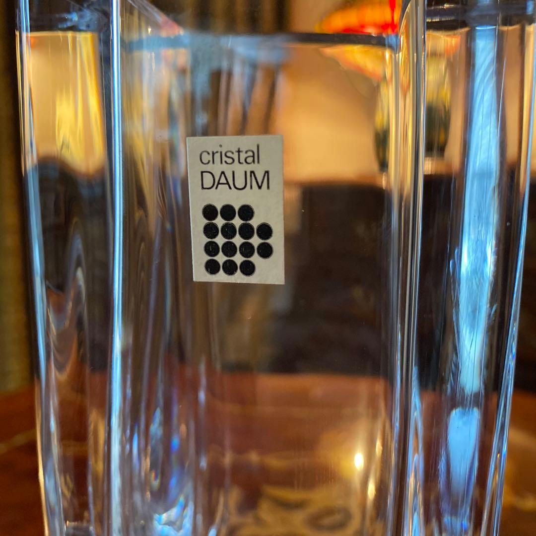 ドームフランス　Daum France クリスタル　花瓶　フラワー　ベース　レア
