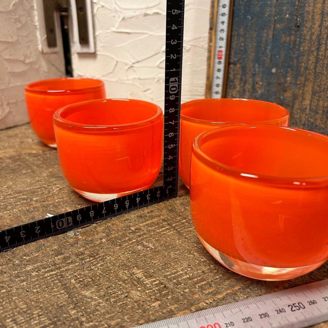 花器　花瓶　ガラス器　4つセット