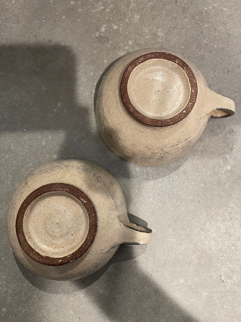 小澤基晴　スープカップ　粉引　2個セット