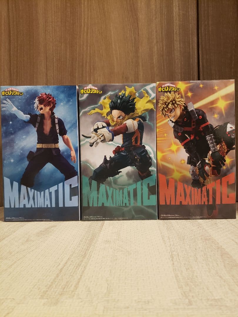 僕のヒーローアカデミア MAXIMATIC 轟焦凍 緑谷出久 爆豪勝己 3種