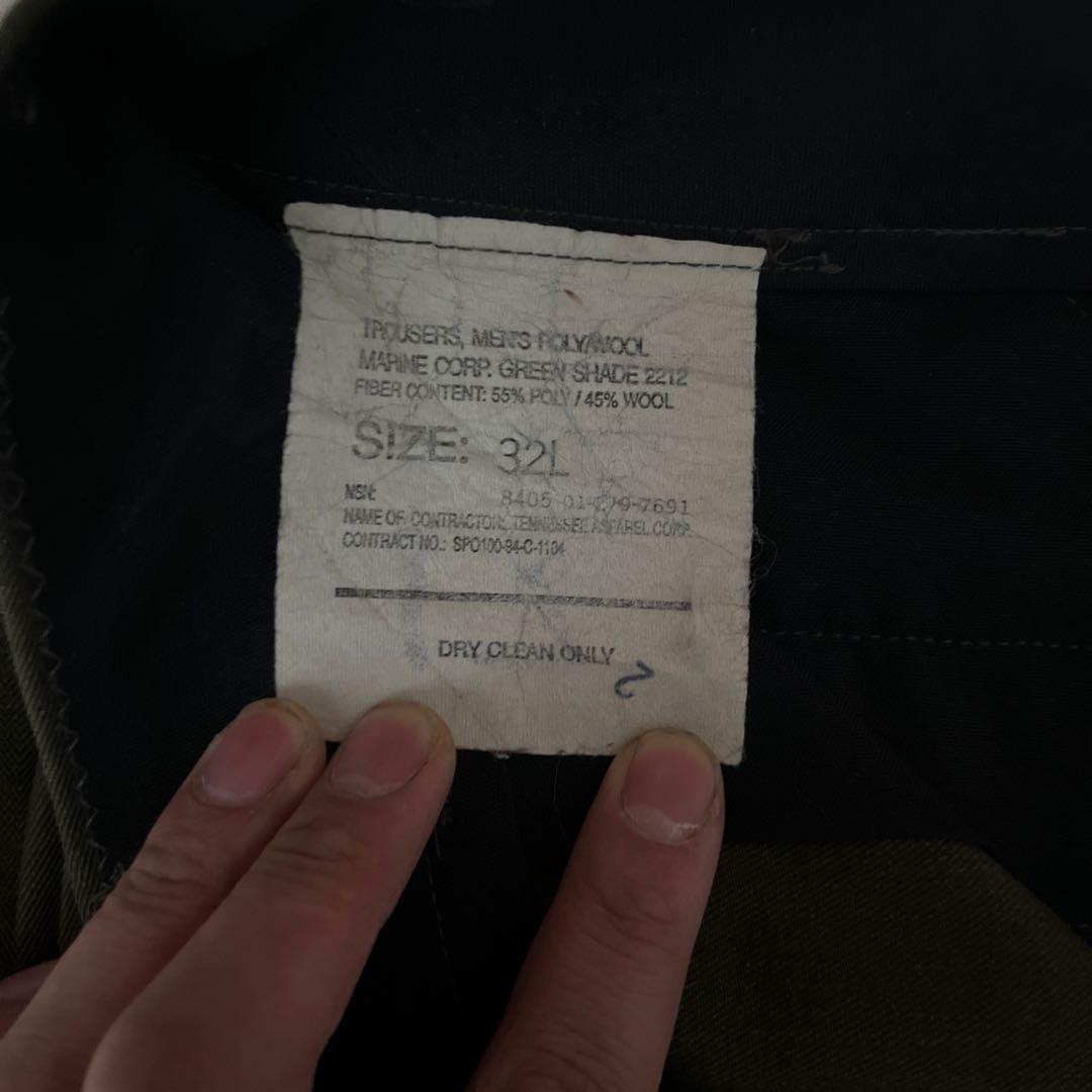 アメリカ軍　海兵隊　勤務服上下　帽子付き