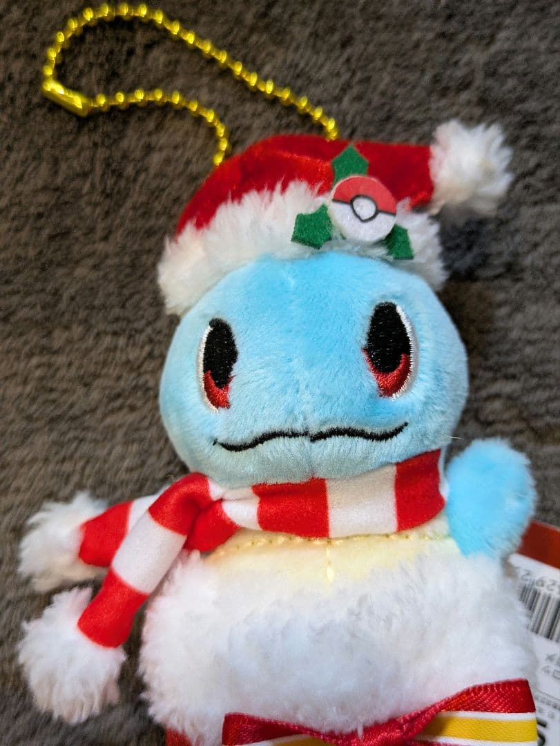ポケモンセンター限定 クリスマス ゼニガメ ぬいぐるみマスコット