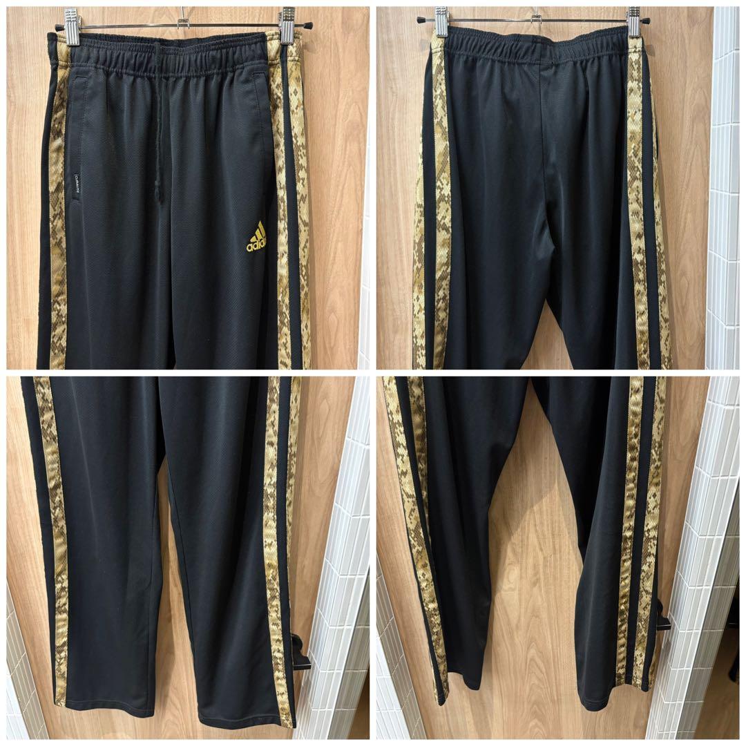 adidas アディダス パイソンラインゴールド ジャージ上下セット 古着屋購入