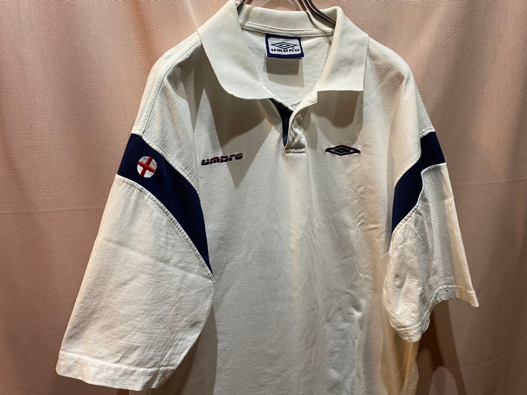 Umbro イングランド代表 アンブロ サッカー ポロシャツ ゲーム　ホワイト