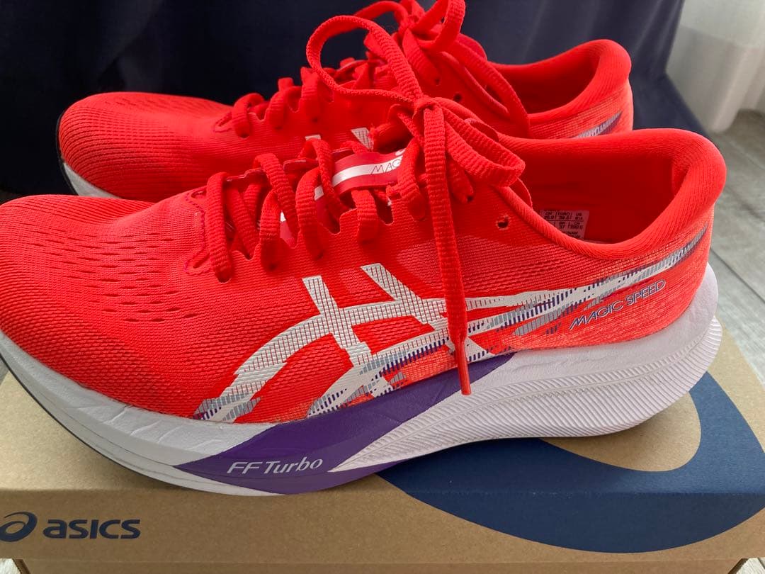 ASICS マジックスピード4 25㎝　2E メンズ