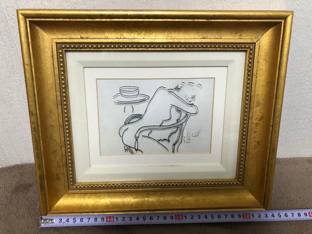 希少　真作　ジャンピエールウェイル　jean pierre weil 線画