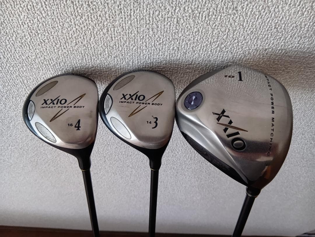 XXIO　（３本セット）1W・3W・4W
