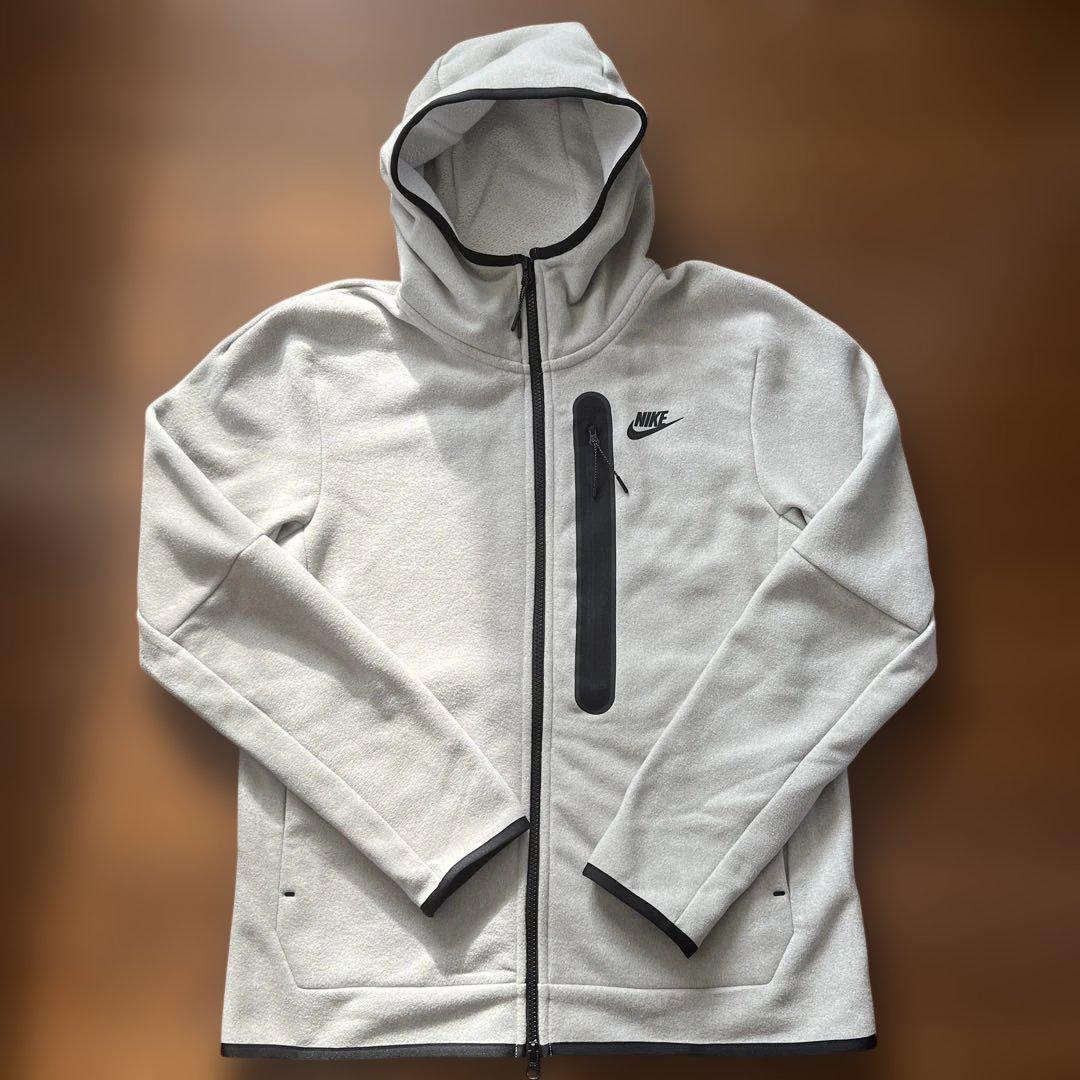 『まさぁ』美品 ナイキ NIKE テックフリース セットアップ グレー