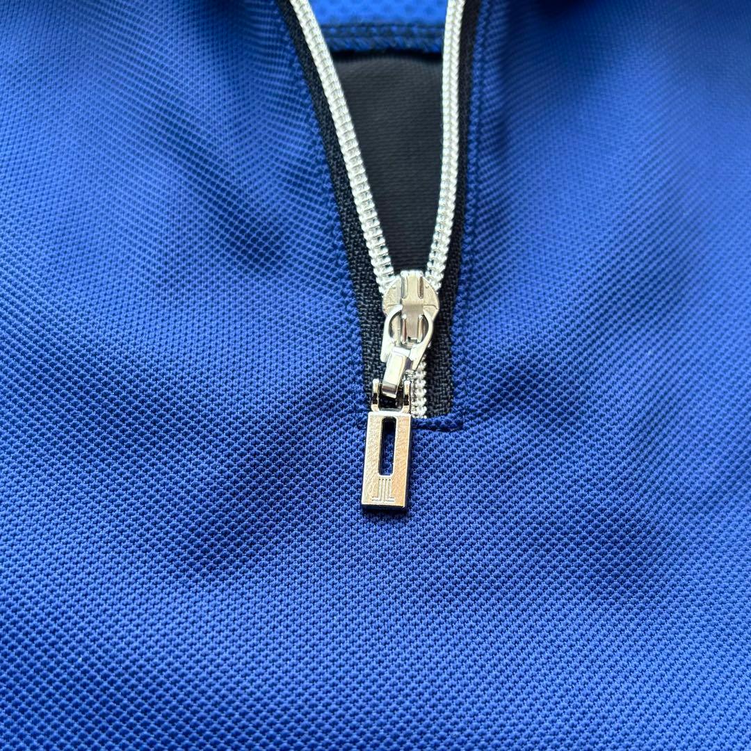 【美品】LANVIN SPORT ランバンスポール ハーフジップ 半袖シャツ