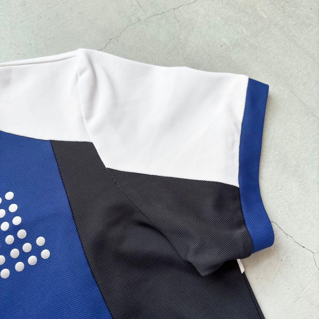 【美品】LANVIN SPORT ランバンスポール ハーフジップ 半袖シャツ