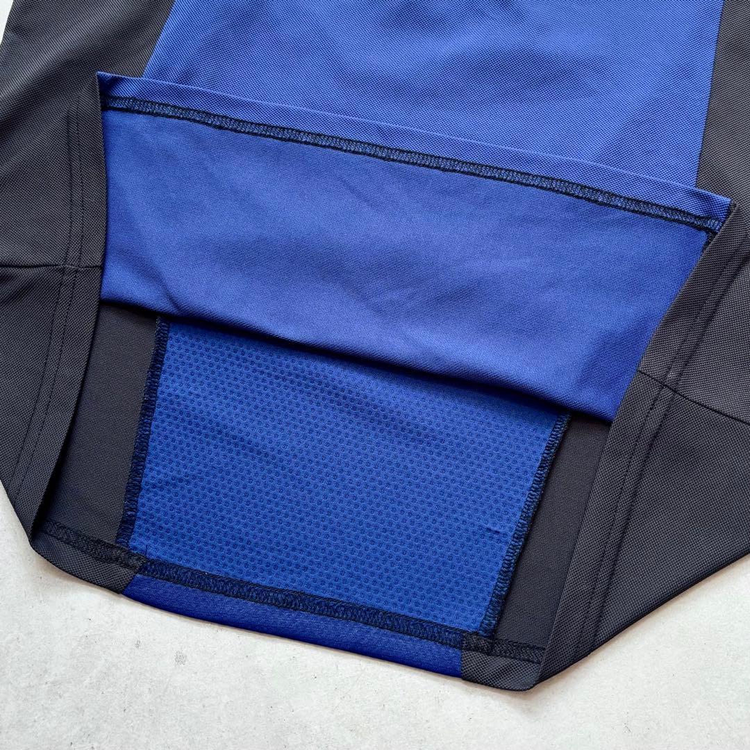 【美品】LANVIN SPORT ランバンスポール ハーフジップ 半袖シャツ