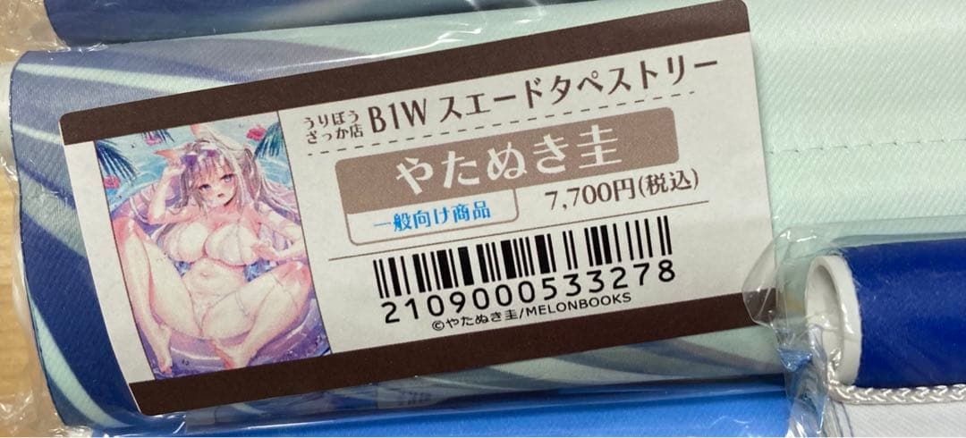 B1Wスエードタペストリー やたぬき圭