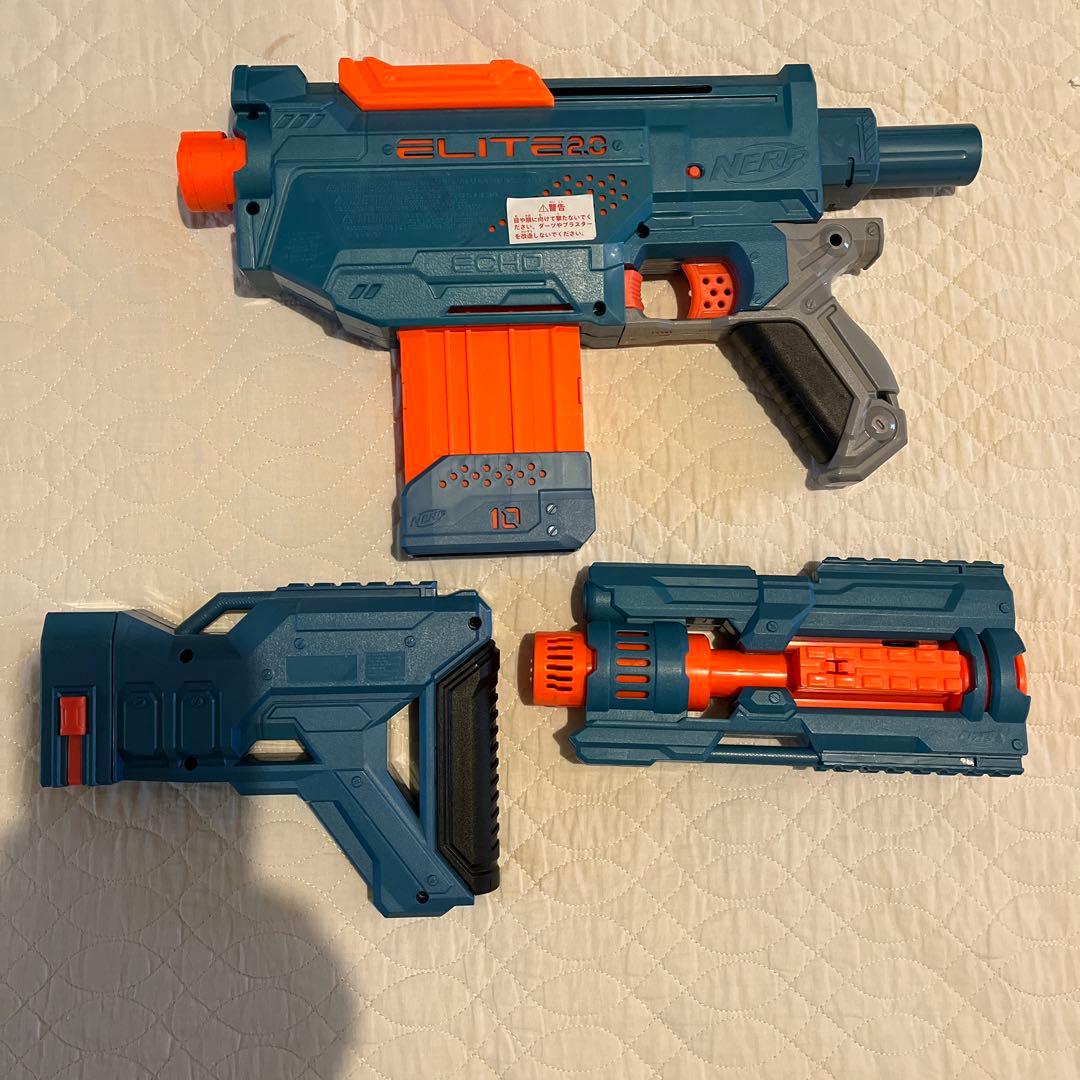 【美品】 Nerf ECHO トイガンセット
