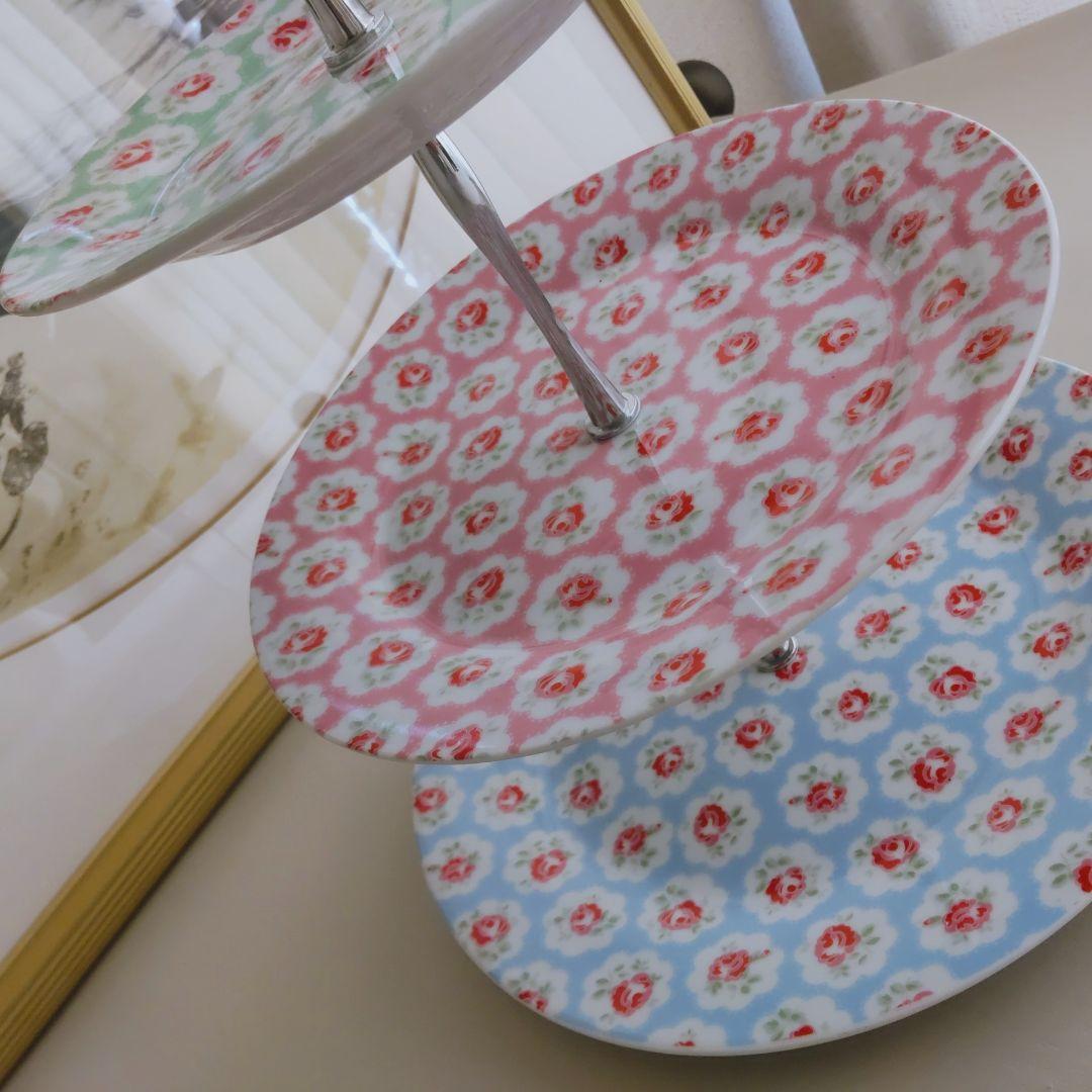 Cath Kidston プロヴァンスローズ 3段 ケーキスタンド