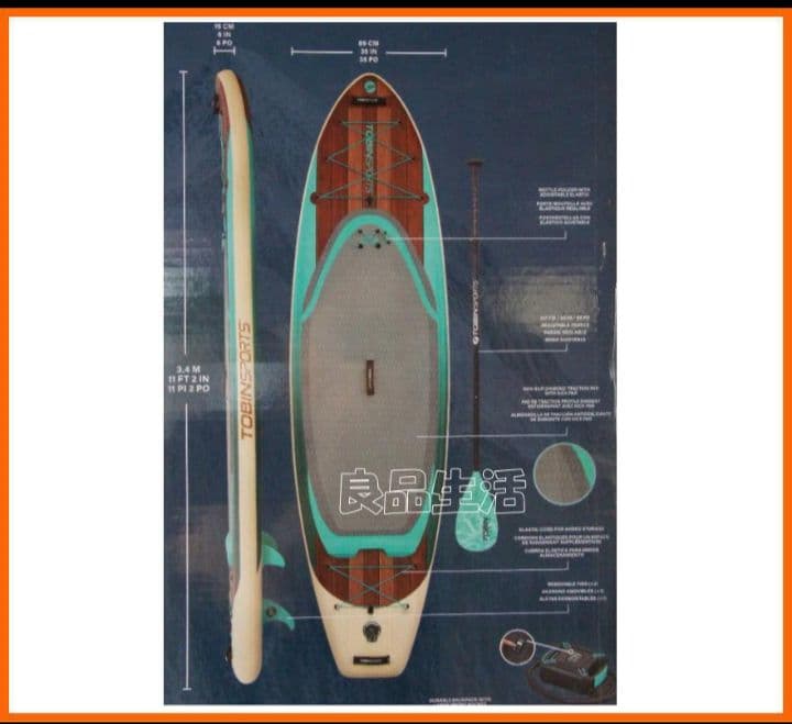 新品即決★Tobin Sports♪SUP♪サップ♪5点！スタンドアップパドルボ