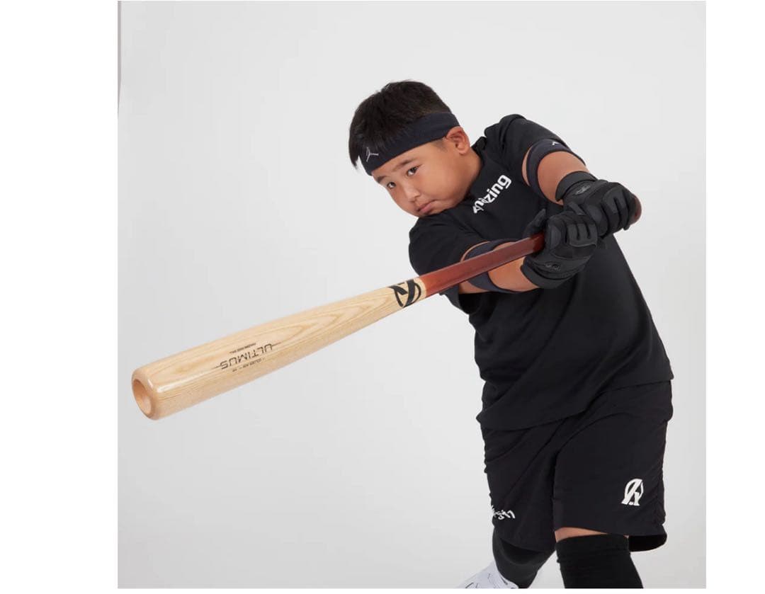 軟式少年用木製バットULTIMUS-〜GOLDEN AGE〜白木82cm680g