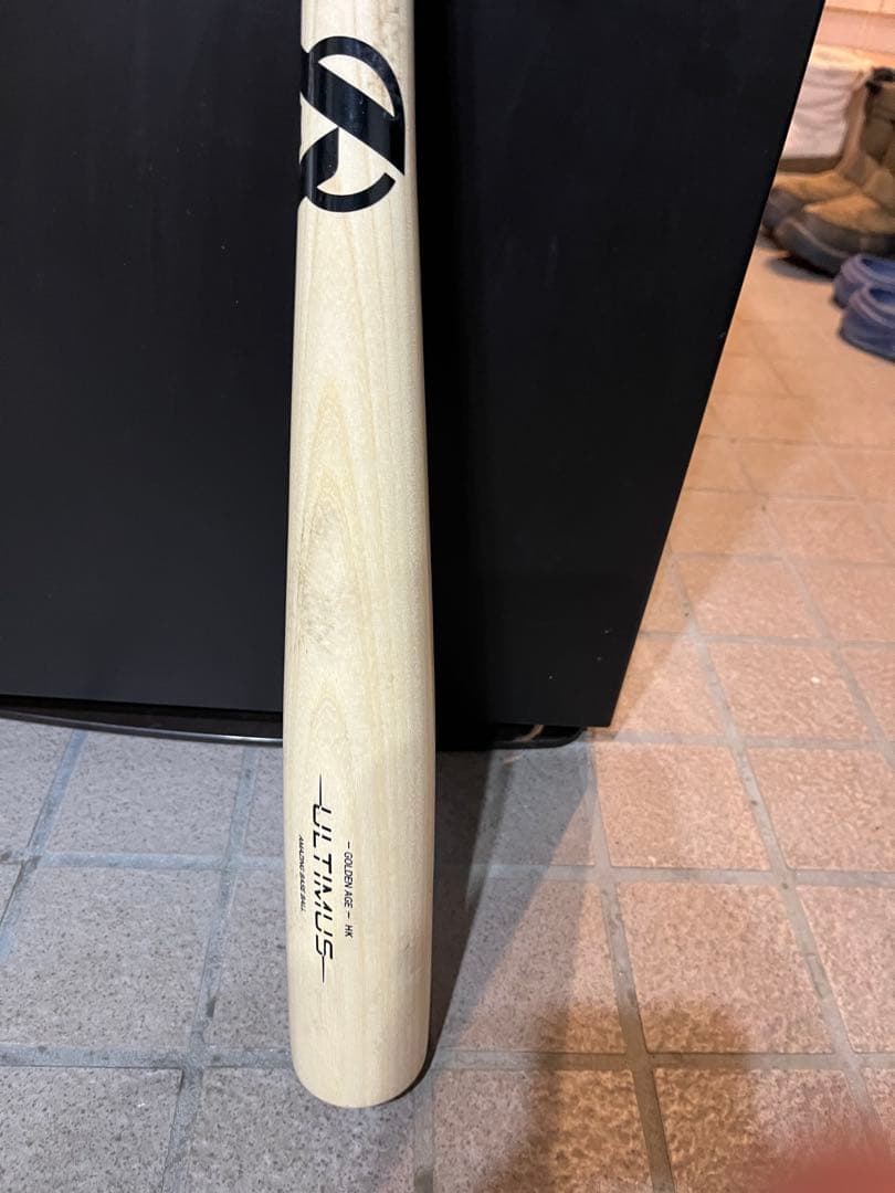 軟式少年用木製バットULTIMUS-〜GOLDEN AGE〜白木82cm680g