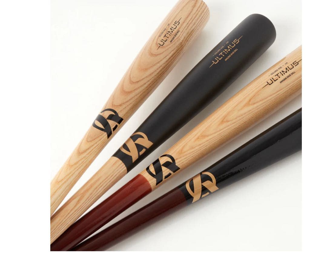 軟式少年用木製バットULTIMUS-〜GOLDEN AGE〜白木82cm680g