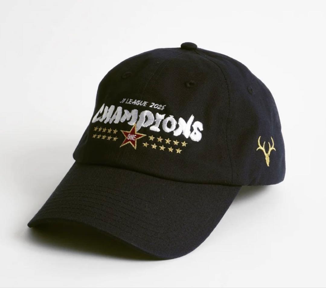 【新品】鹿島アントラーズ J1 2025シリーズ優勝記念 キャップ ブラック