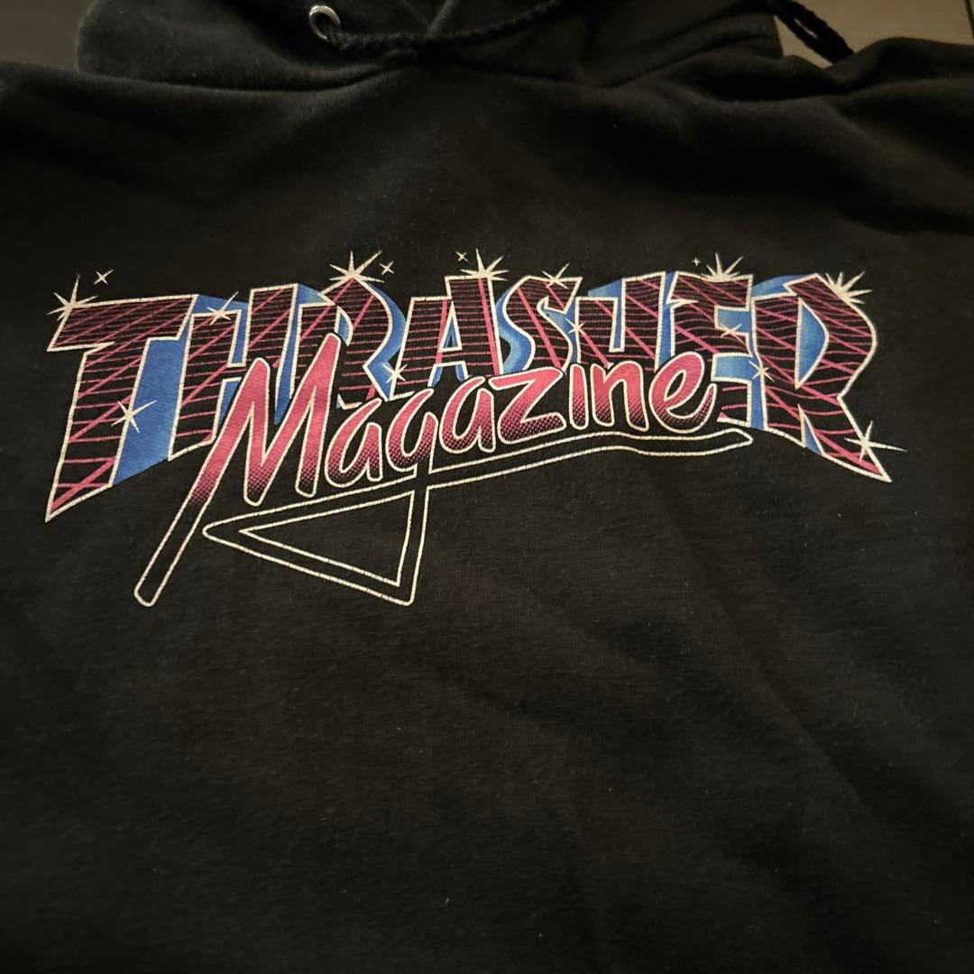 THRASHER Magazine ロゴプリント プルオーバーパーカー
