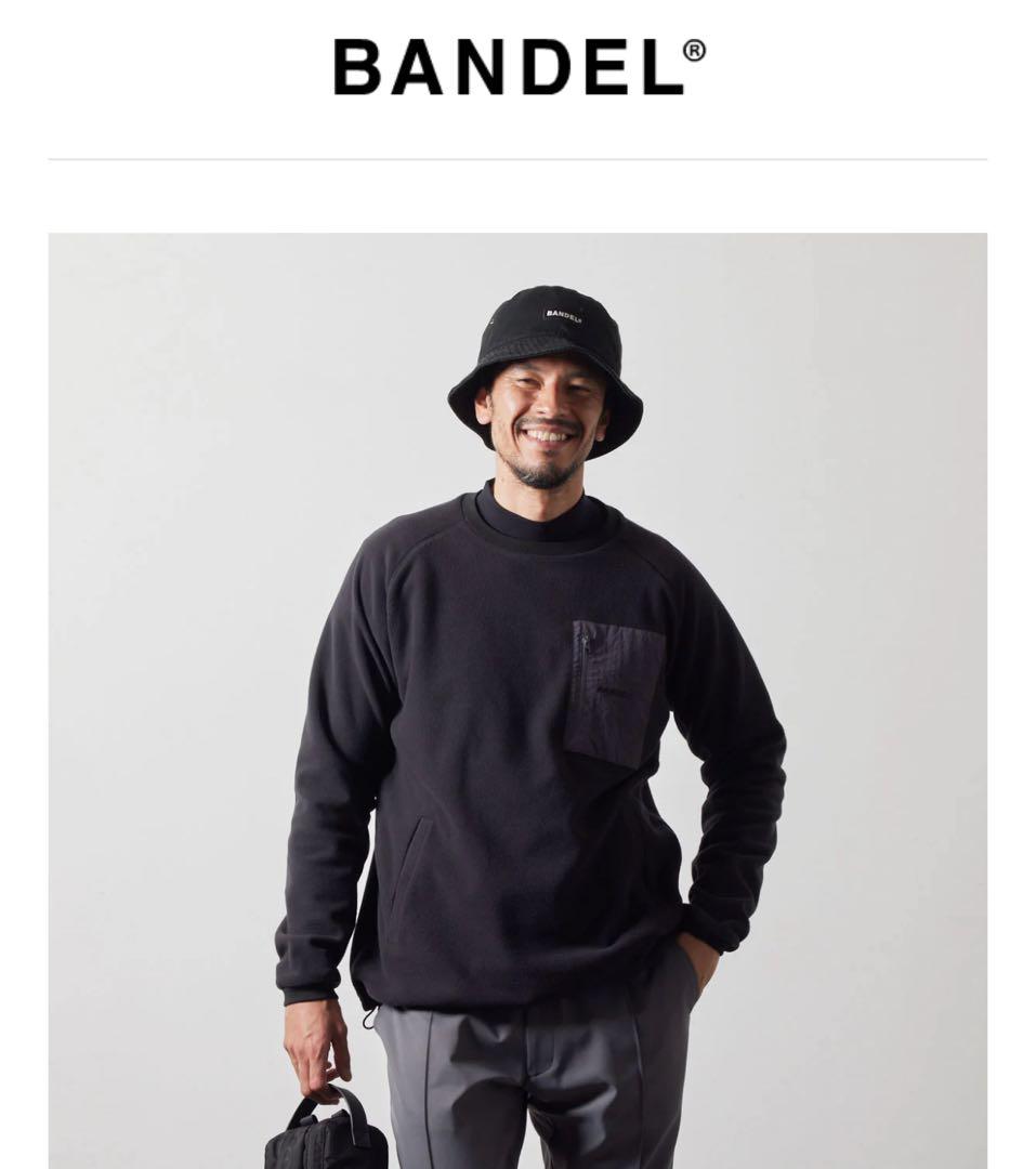 BANDEL GOLFフリースクルーネック　ブラック　XL