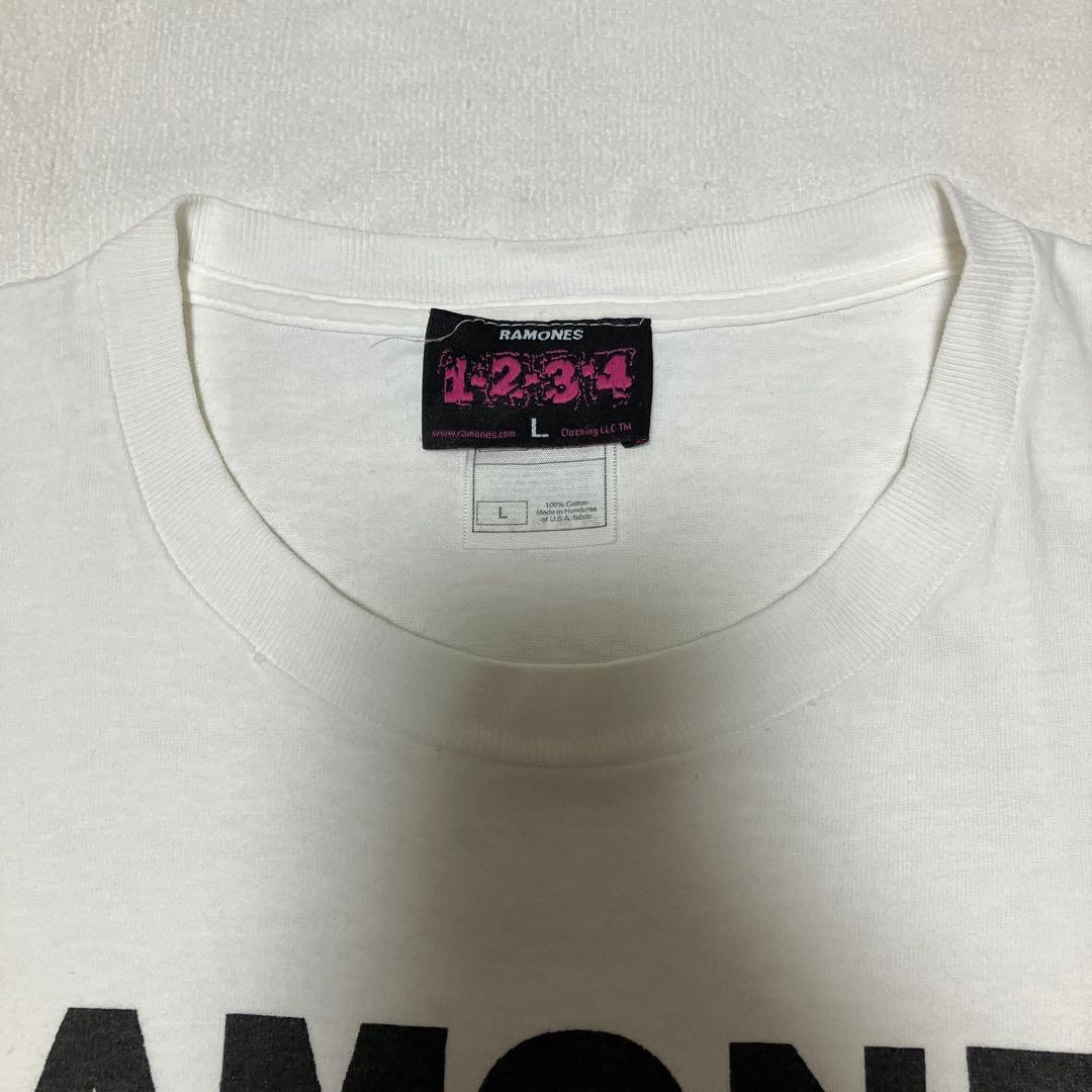 RAMONES ラモーンズ Tシャツ Lサイズ 白 正規品