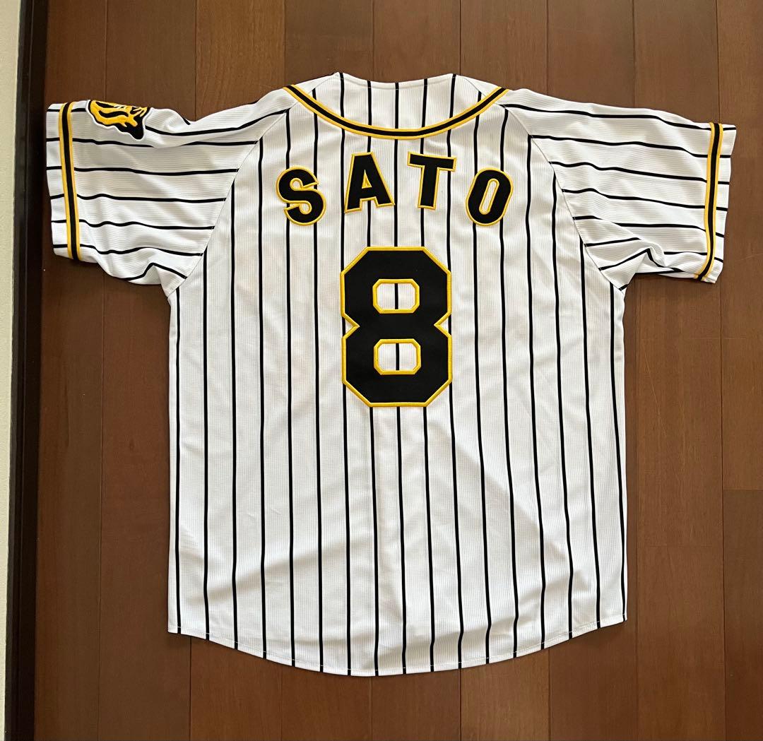 HANSIN Tigers ユニフォーム Sサイズ 8 SATO 佐藤輝明