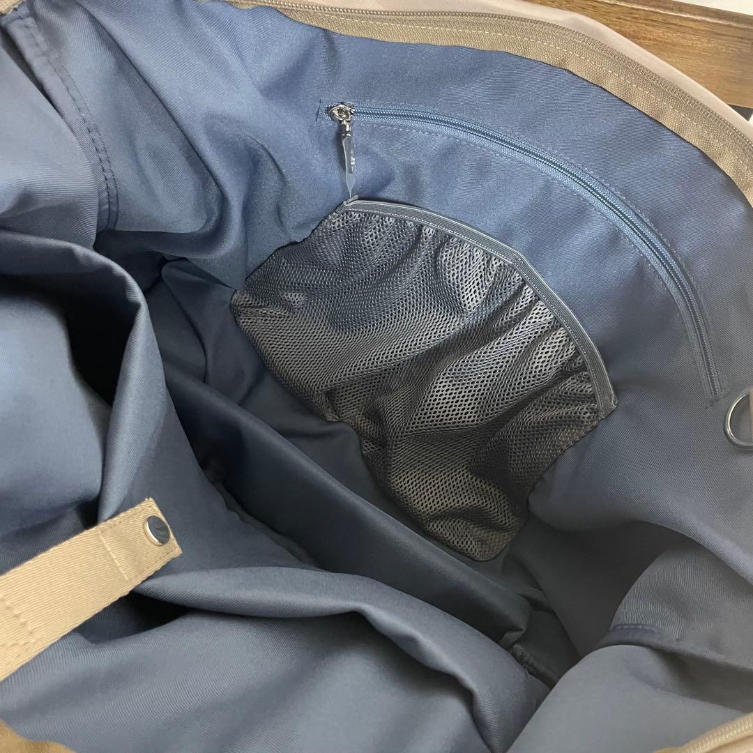 未使用品　muta MARINE ロッカーバッグ　トートバッグ ベージュ　旅行鞄