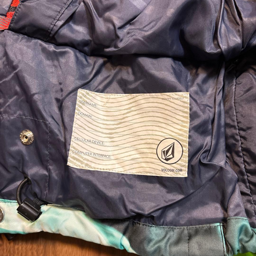 VOLCOM スノーボードウェア ブラック/グリーン
