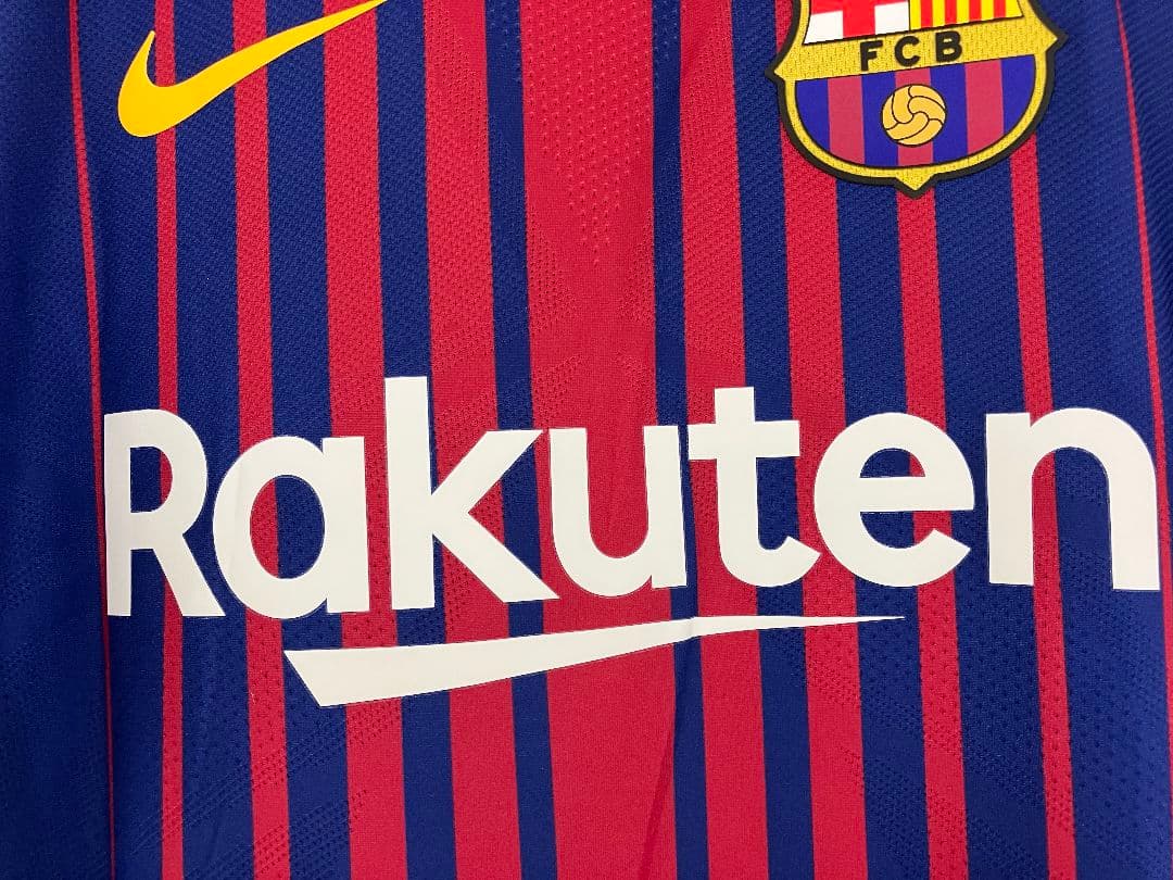 17-18 バルセロナ　デンベレ　ナイキオフィシャル　オーセンユニフォーム